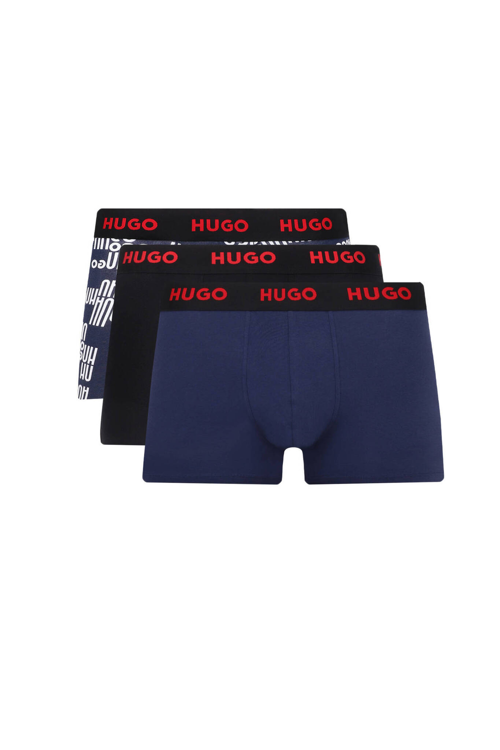 Трусики-боксеры 3шт. TRPLT DESIGN Hugo Bodywear - темно-синий(50510192)