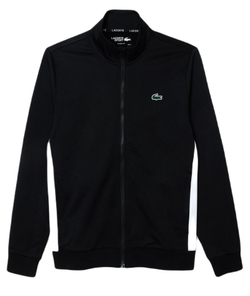 Мужская теннисная кофта Lacoste Tennis Zipped Ripstop Tennis Sweatshirt - черный