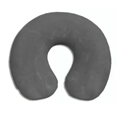 Подушка туристическая "Плюш" 33х35см, цв.серый