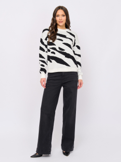 Джемпер из вискозы и хлопка