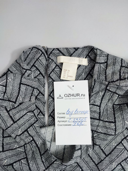 Блузка-туника  H&M с узором 40 размер