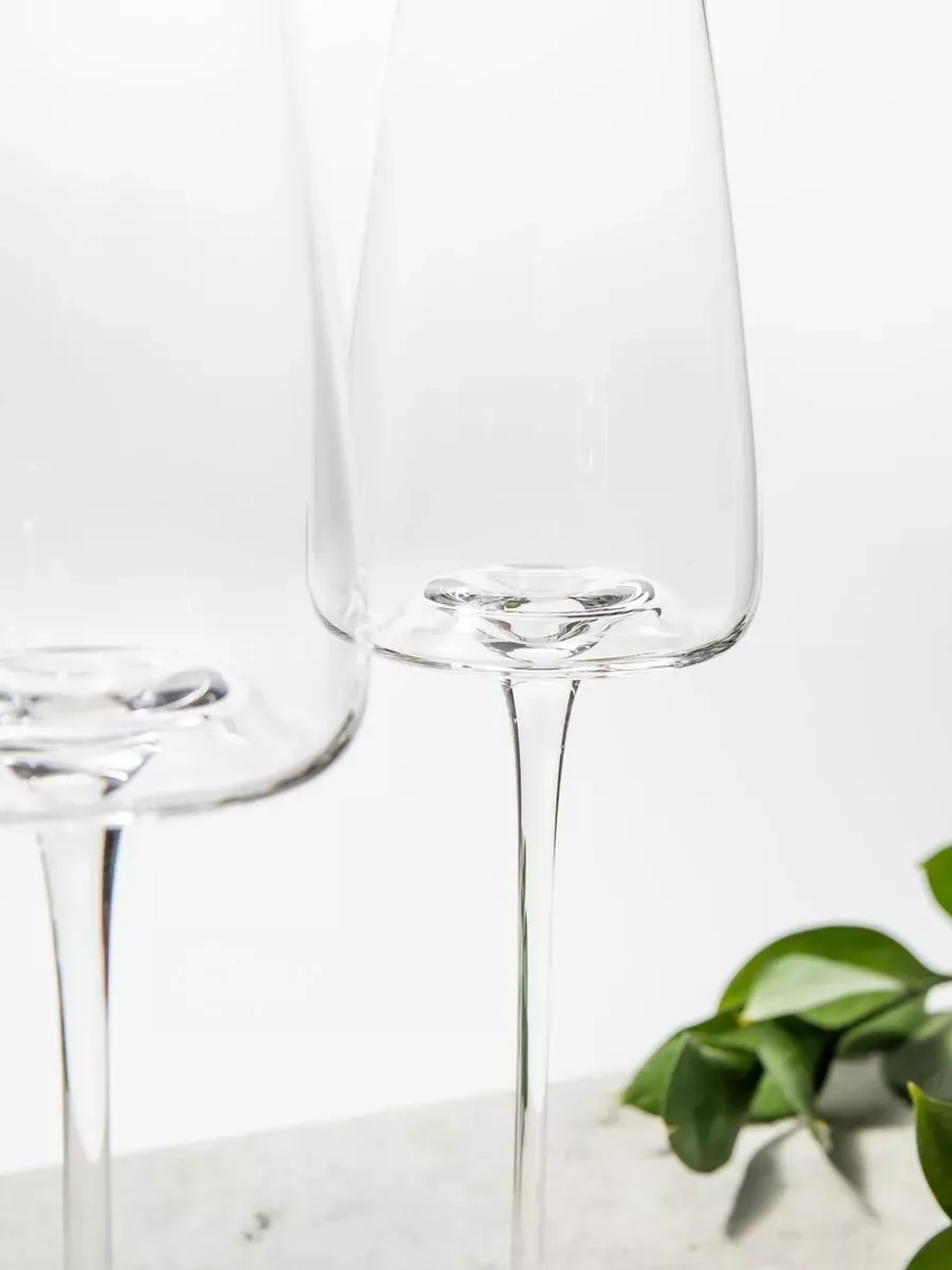 Бокал для шампанского на длинной ножке, 250 мл, 2 шт