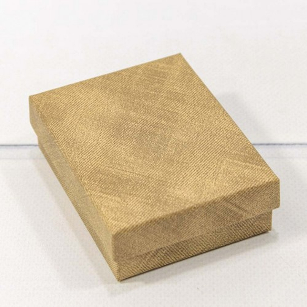 Коробка Ювелирная 7х9х2.8 см (Желтый)