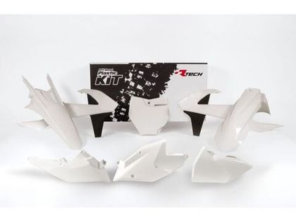 Комплект пластика для KTM SX125-150/SXF250-450 16-18, SX250/XC-F/XC250-450 17-18, бело-черный RTech R-KITKTM-BN0-516