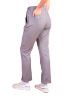 Брюки медицинские женские Тезис TZ310, на резинке, серо-бежевый, 54