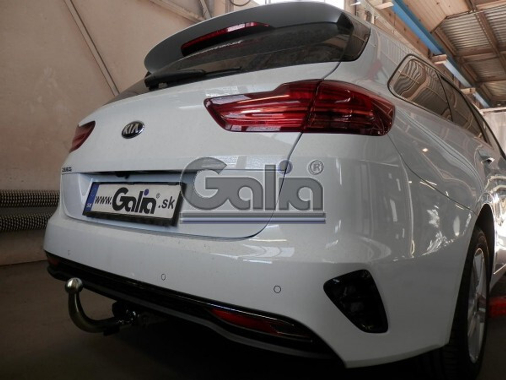 Фаркоп оцинкованный Galia H100C для Hyundai i30 универсал 2017-, Kia Ceed универсал 2017-(паспорт и сертификат в комплекте)(без электрики)