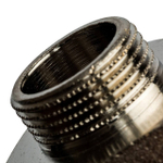 Ниппель редукционный STOUT SFT 0004 - 1"1/4 x 3/4" (для стальных труб, латунь никелированная)