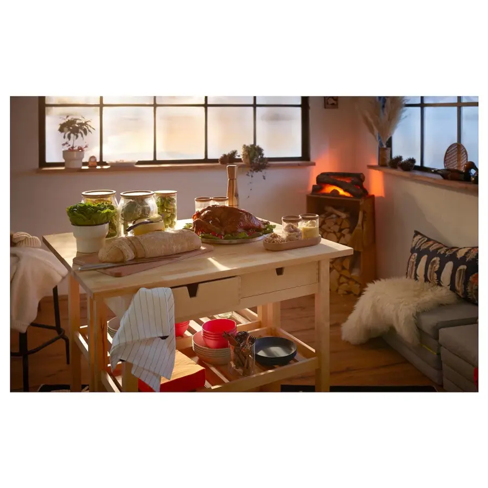 Тележка - IKEA FÖRHÖJA/FORHOJA, береза, 100х43х90 см, ФОРХОЙА ИКЕА