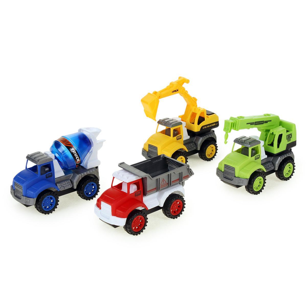 Набор машин 4шт, пакет 1319-3B