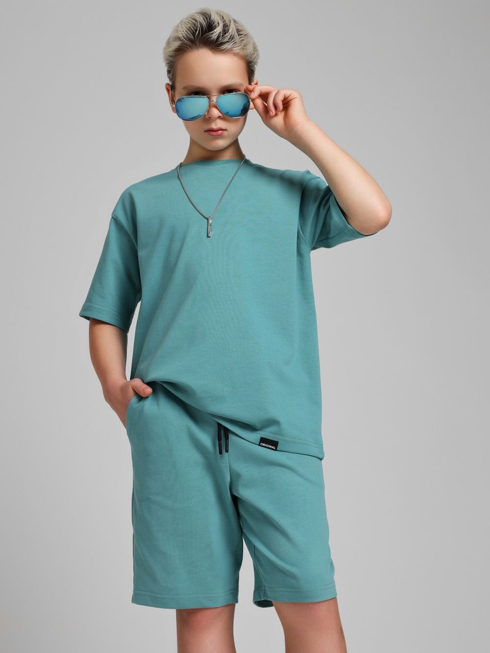 Костюм для мальчика Азарт-2 Виотекс ЗЕЛЁНЫЙ