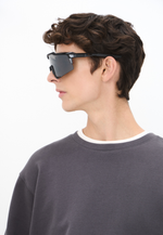 Спортивные очки 100% SPEEDCRAFT Matte Black Gloss Black - Black Mirror Lens