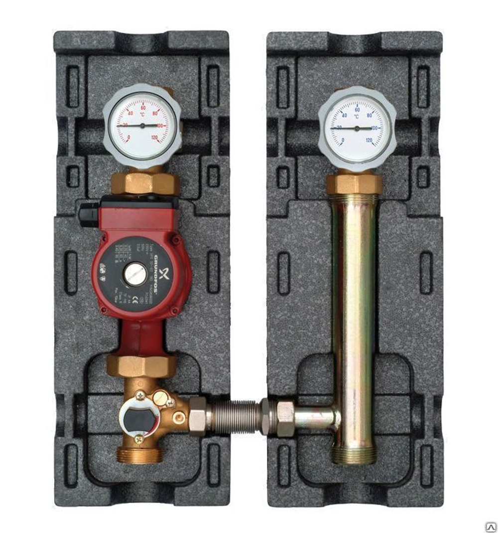 Насосная группа смесительная Meibes V-MK - Ду32 (с насосом Grundfos UPM3 Hybrid 32-70)