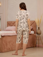 [m]Пижама бриджи+футболка к/р В2408