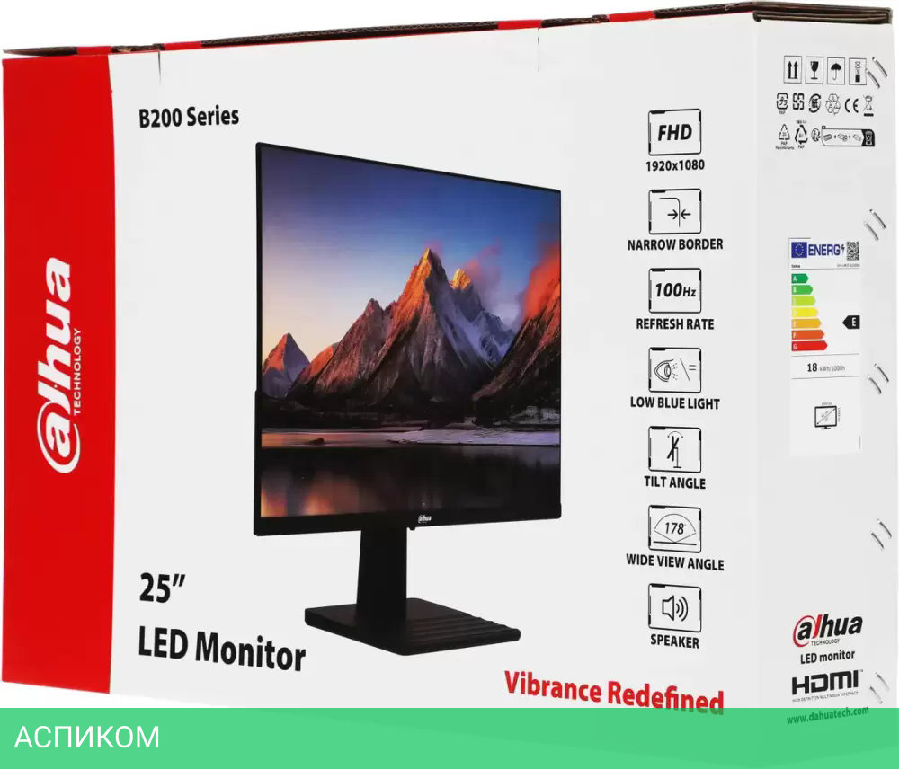 Монитор Dahua DHI-LM25-B200BS