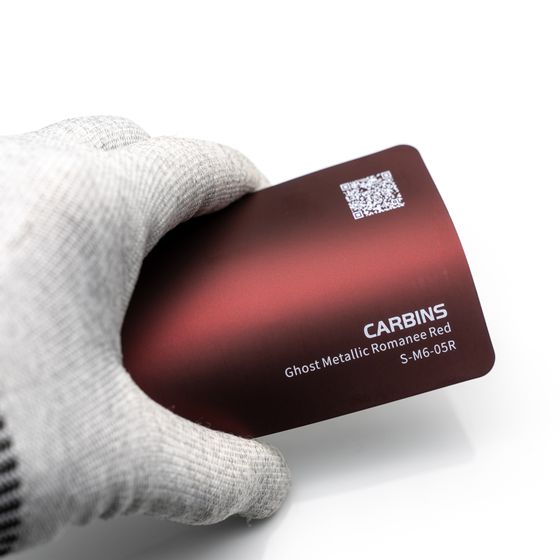 Веер образцов виниловой цветной пленки Carbins