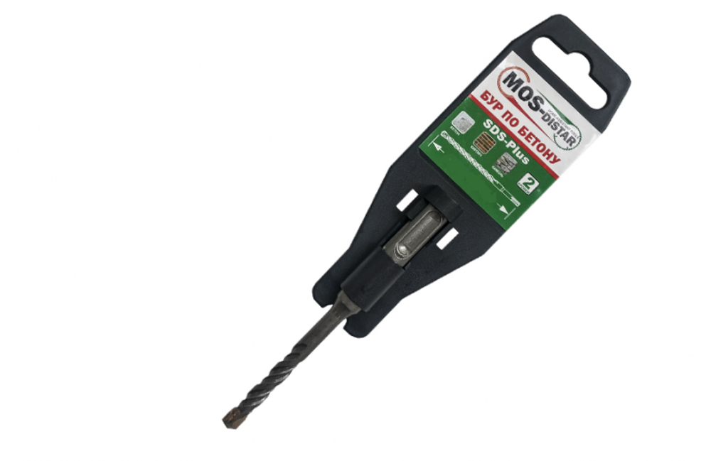 Бур 8мм х 110мм SDS-PLUS две кромки "MOS-DISTAR" Бур 8мм х 110мм SDS-PLUS две кромки "MOS-DISTAR"