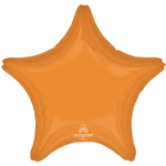 Шар фольгированный Звезда 48 см (Оранжевый)