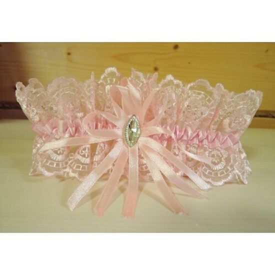 Комплект фиолетовых подвязок