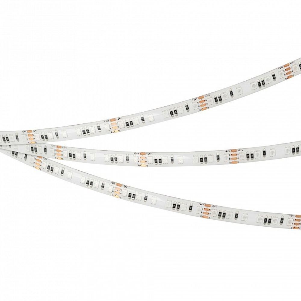 Лента светодиодная Arlight A120 RGB 24V 8mm 12 W/m IP20-IP67 042906