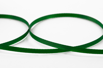 "Gamma" репсовая лента GR-03 3 мм №077 зеленый