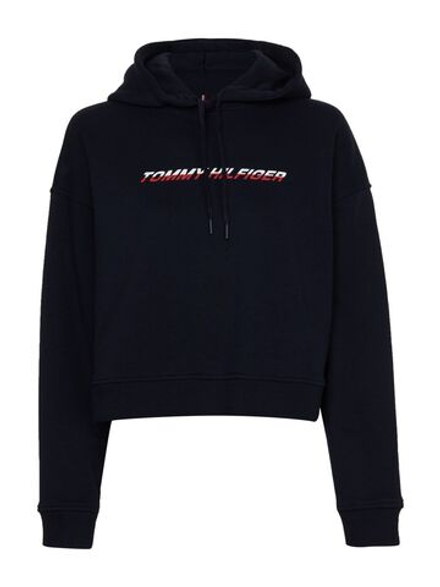 Женская теннисная куртка Tommy Hilfiger Regular Graphic Hood - desert sky
