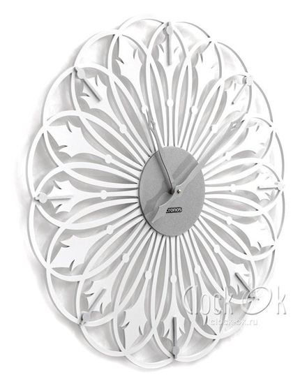 Настенные часы "Белая мирабелла"
