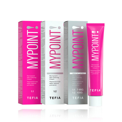 TEFIA Перманентная крем-краска для волос MYPOINT 60мл