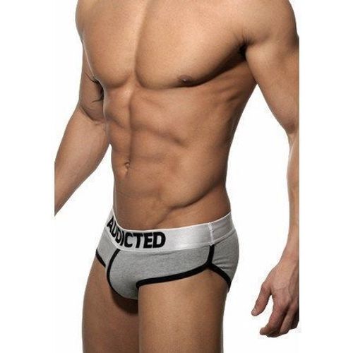 Мужские трусы брифы Addicted Brief Grey 73