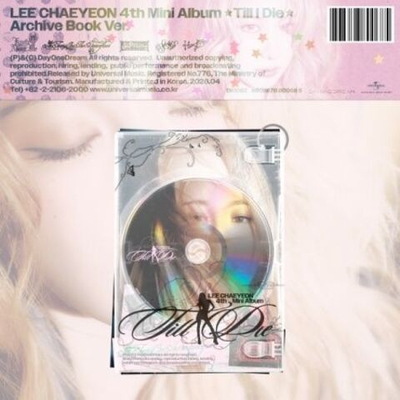 Альбом LEE CHAE YEON - TILL I DIE 4th Mini Album ARCHIVE BOOK Version
