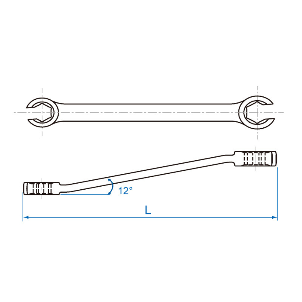 KING TONY (1306MR) Набор разрезных ключей, 8-22 мм, 6 предметов