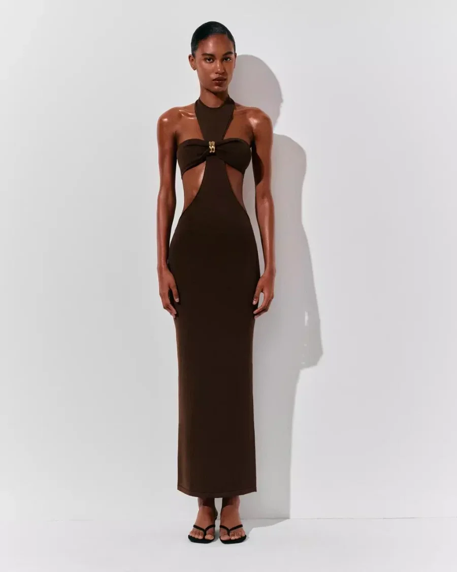 Платье NOTTE, Коричневое