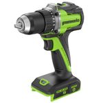 Дрель-шуруповерт акк. Greenworks DD560,24V, б/щет, 0-500/0-2000 об/мин, 30/60 Нм,13мм, Antikickback,LED,без АКБ и ЗУ (3708407)