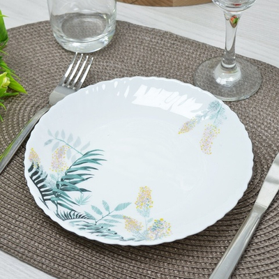 Тарелка плоская 19см Oasis, стеклокерамика