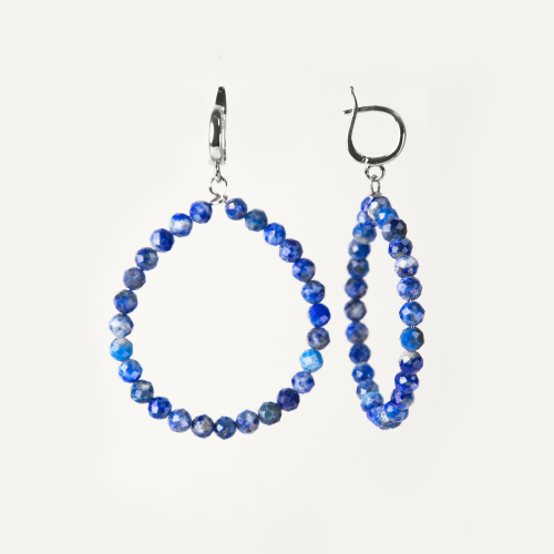 Серьги Facets BLU