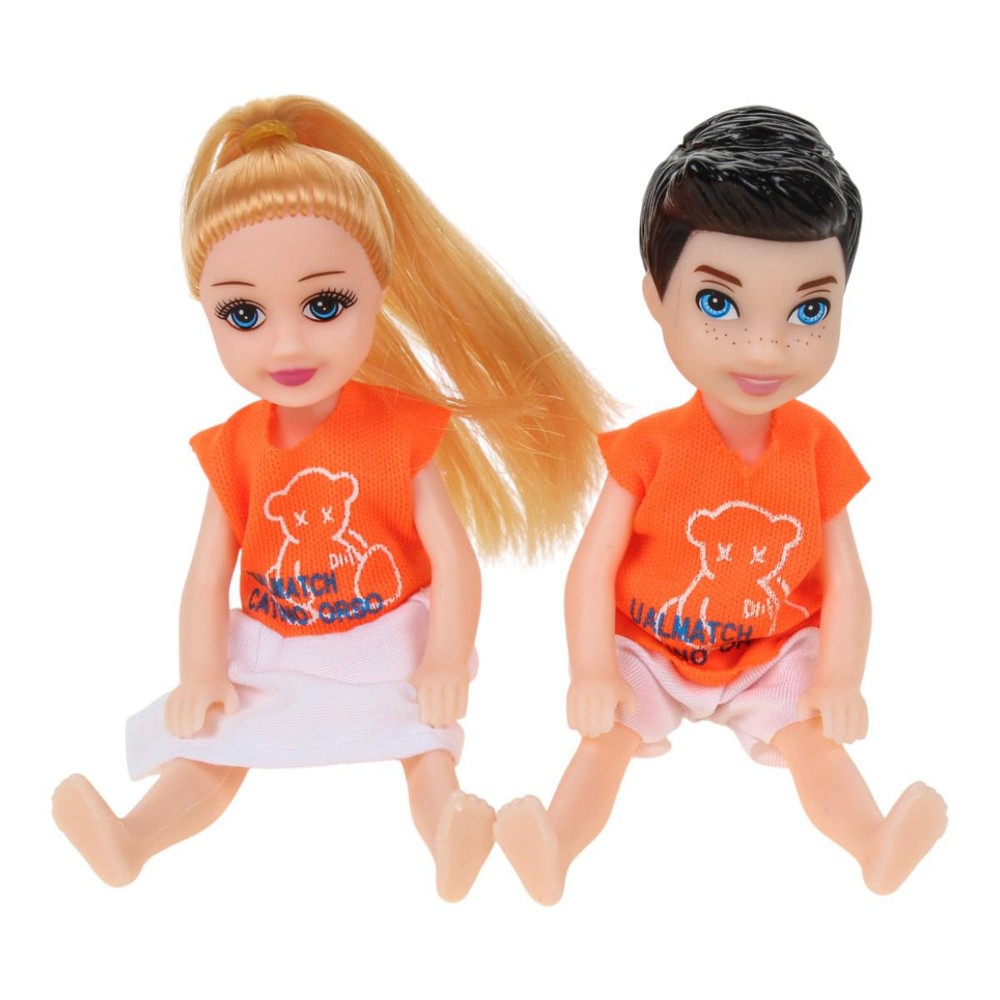 Кукла тип Модель на шарнирах с ребенком и аксессуарами, коробка DS622-3