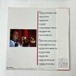 Винтажная виниловая пластинка LP Louis Armstrong Луи Армстронг, What A Wonderful World (Япония 1983) (Оби) Hello Dolly