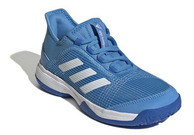 детские Кроссовки теннисные Adidas Adizero Club Kids - pulse blue/cloud white/glow blue
