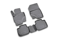 Коврики Standard, в салон MITSUBISHI Colt 5D 10/2009- , 4 шт. (полиуретан, чёрные) Element.NLC.35.22.210