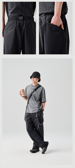 Штаны Nothomme BlueMonte Straight-Leg Trousers черный