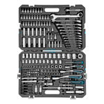 Набор инструментов, 1/2", 3/8", 1/4", CrV, 120 зубьев, 216 предметов Gross
