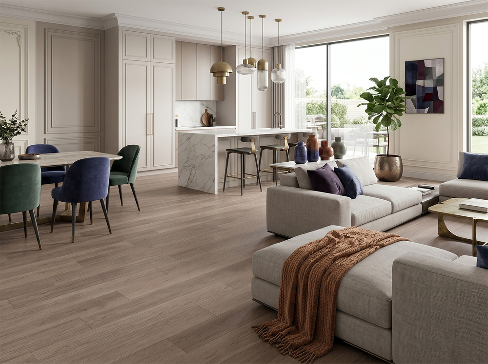 HDF Ламинат FLOORFORT Дуб Сакраменто 24007-1
