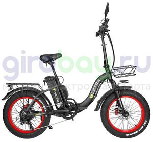 Электровелосипед Syccyba F11 Pro (48V/20Ah) - Красный обод фото №9