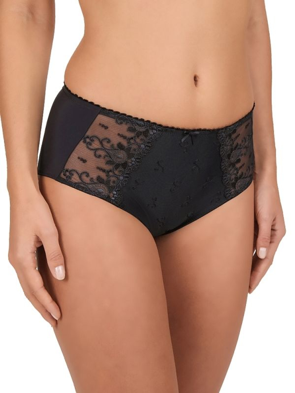 Трусы-слипы с низким вырезом по линии бедра (Размер: 50) (Цвет: молочный)