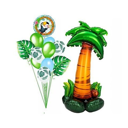 Композиция из шаров "Тропики с пальмой"