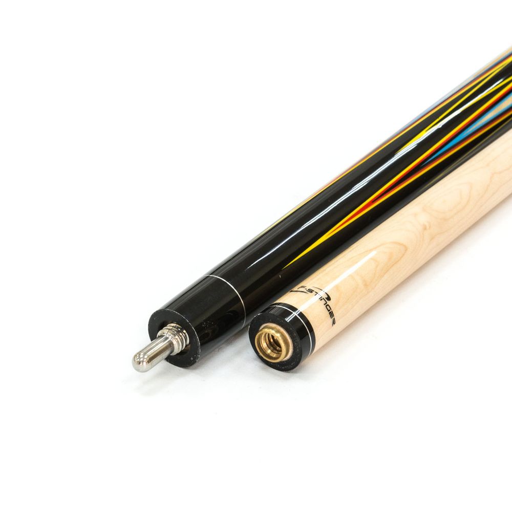 Двухсоставной бильярдный кий для пула "Fury Stinger 5" черно-коричневый