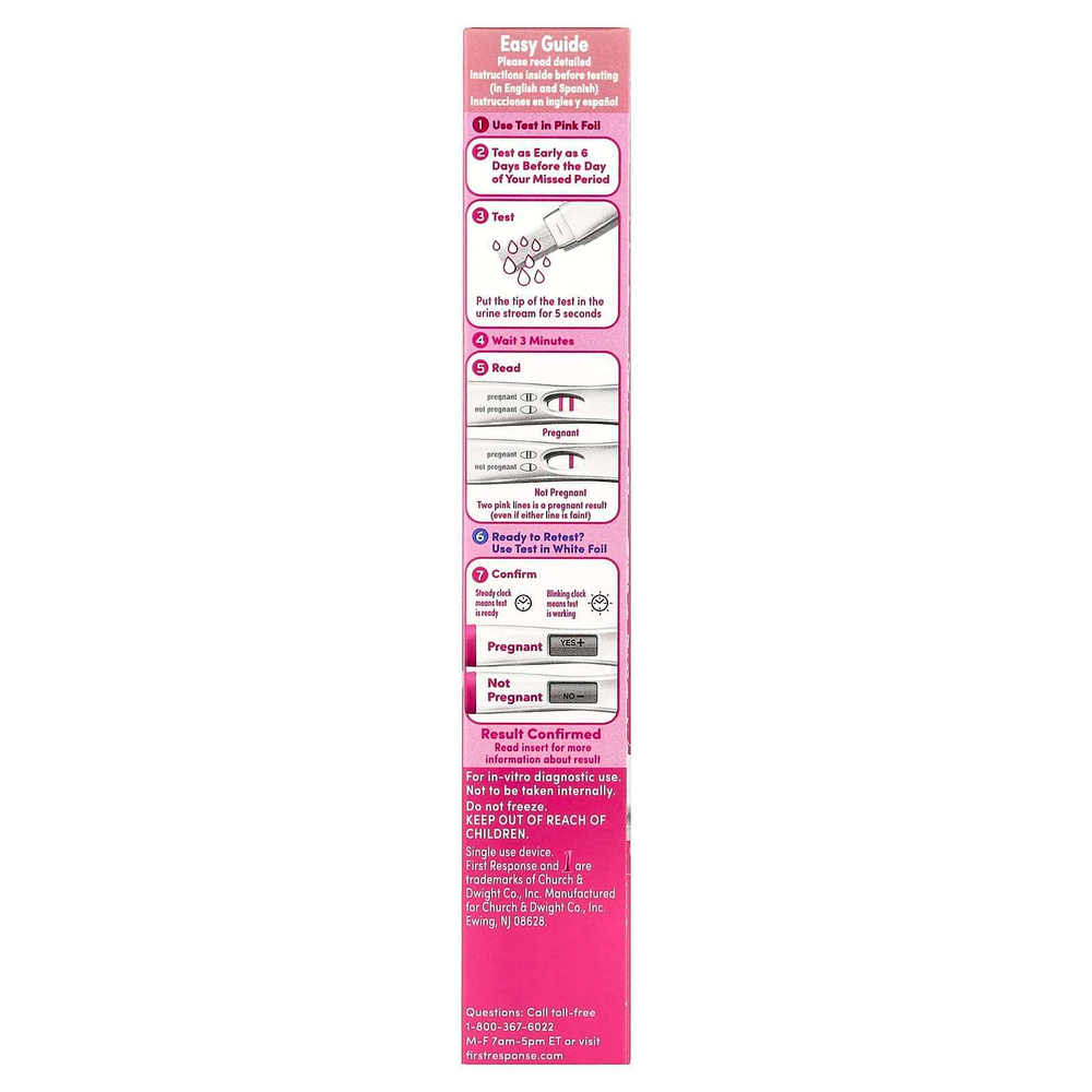 First Response, Test & Confirm Pregnancy Test, 2 Tests