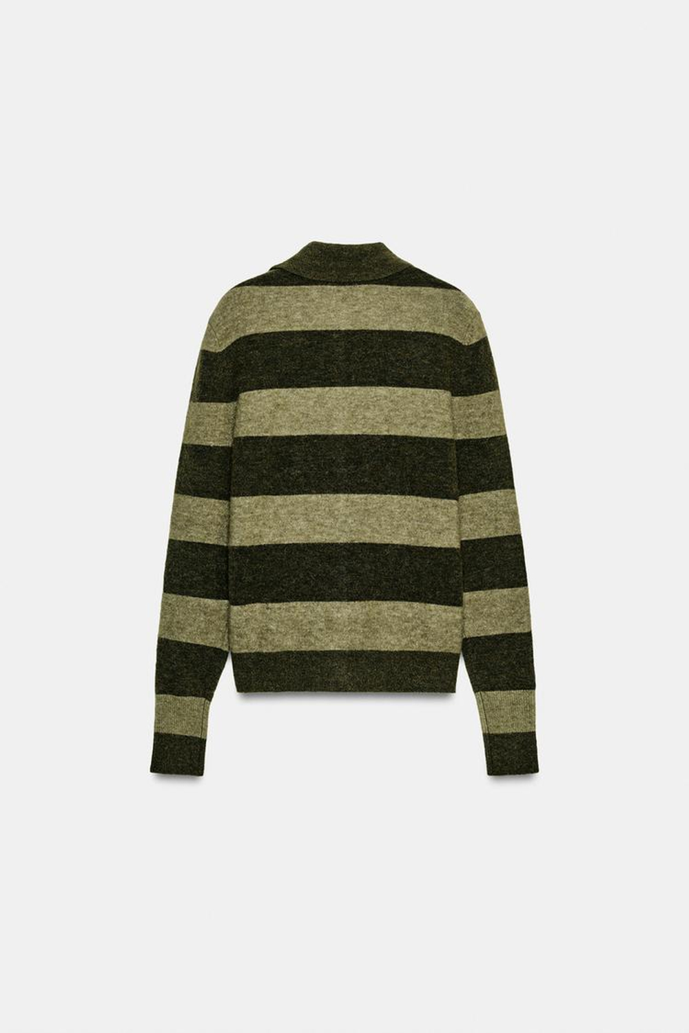 ZARА КАРДИГАН В ПОЛОСКУ, ЗЕЛЕНЫЙ