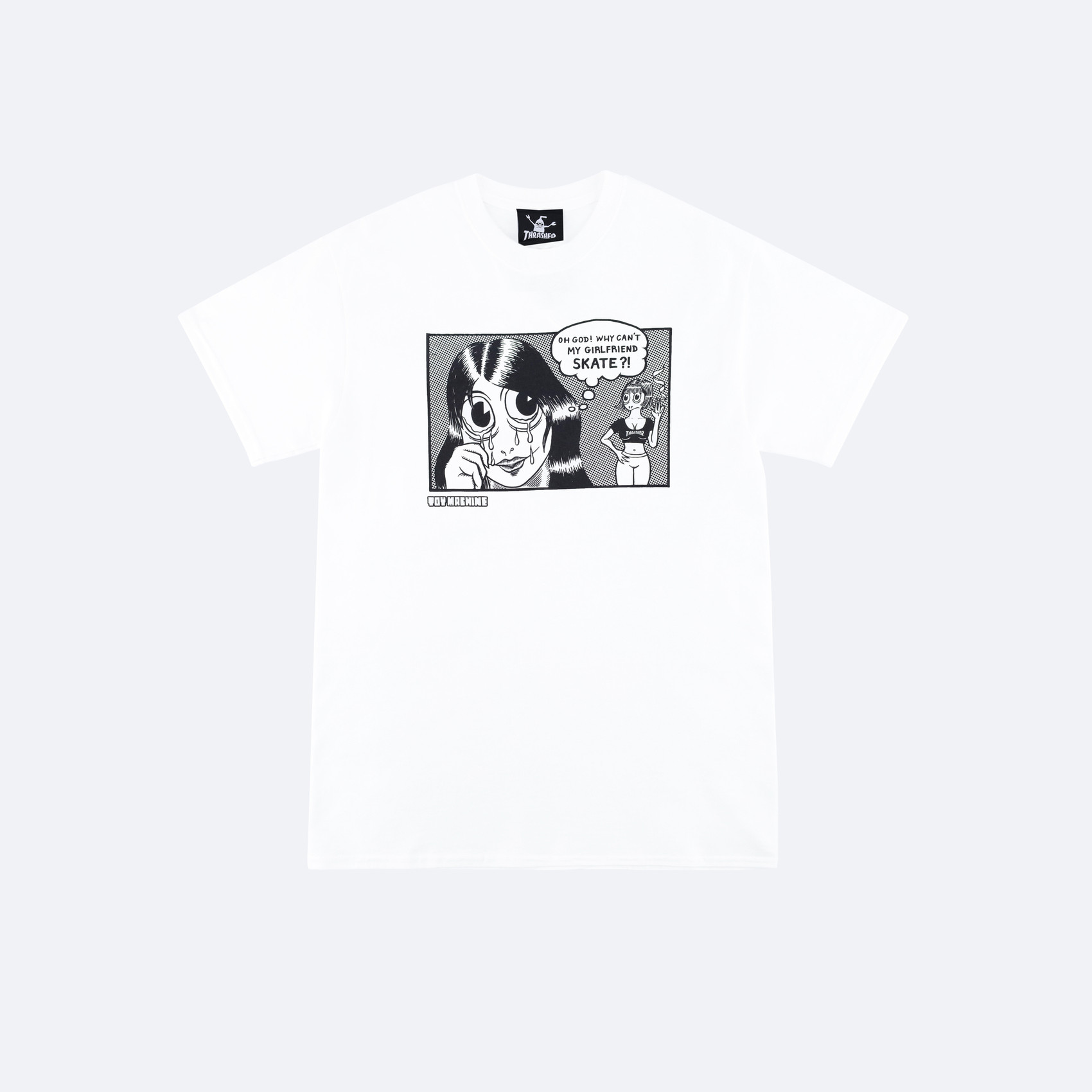 Футболка Thrasher x Toy Machine Girfriend T-Shirt (white) артикул:C7Y-jakIhhPfws0fMYjsE0 - купить в магазине Дайс