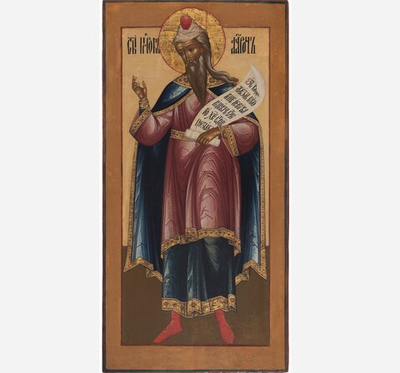 Аарон святой первосвященник. Деревянная икона на левкасе