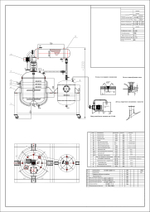 Взрывозащищенный реактор из нержавеющей стали, 200л